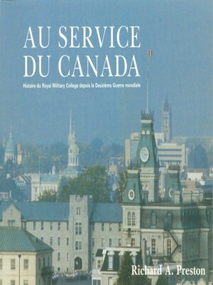cover image of Au service du Canada